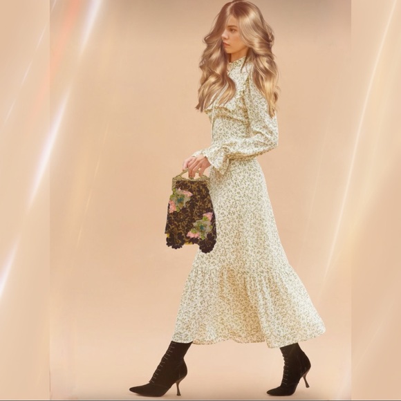 Vintage Brass Handle Black Lace Beaded Bag - Picture 16 of 16